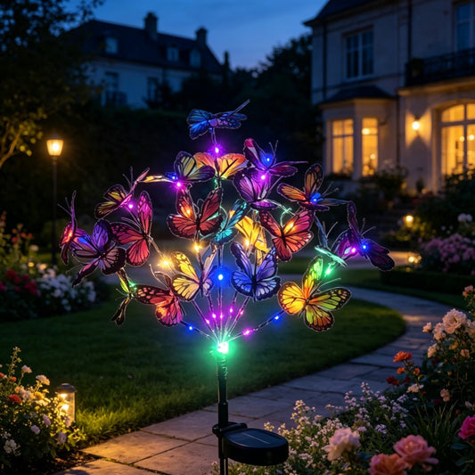 Solar Butterfly Garden Light
