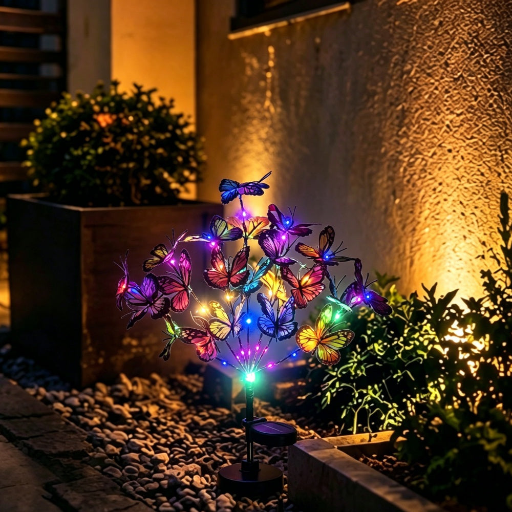 Solar Butterfly Garden Light