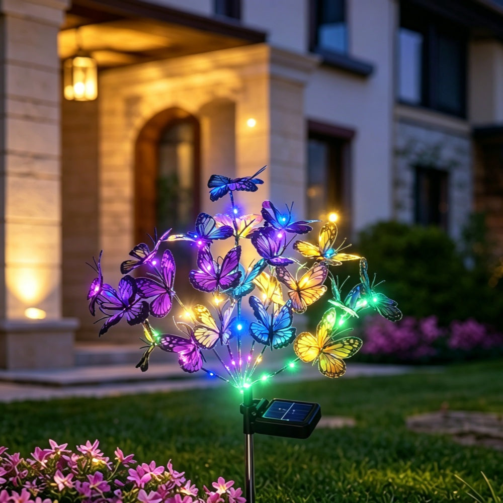 Solar Butterfly Garden Light