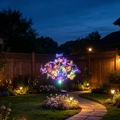 Solar Butterfly Garden Light