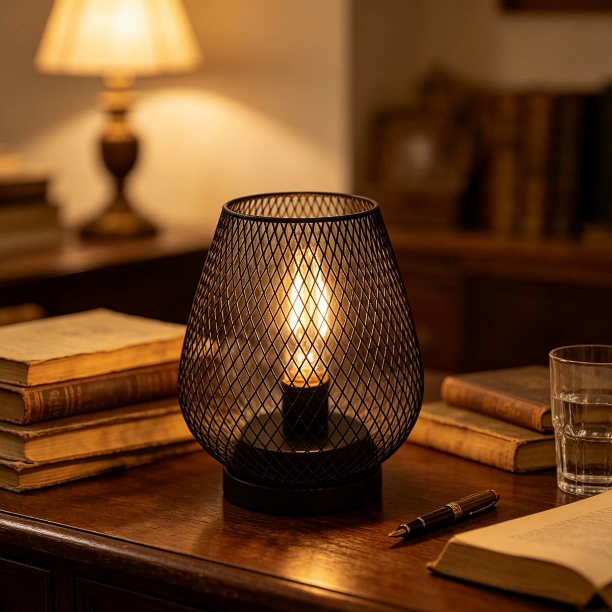 Metal Mesh Lamp