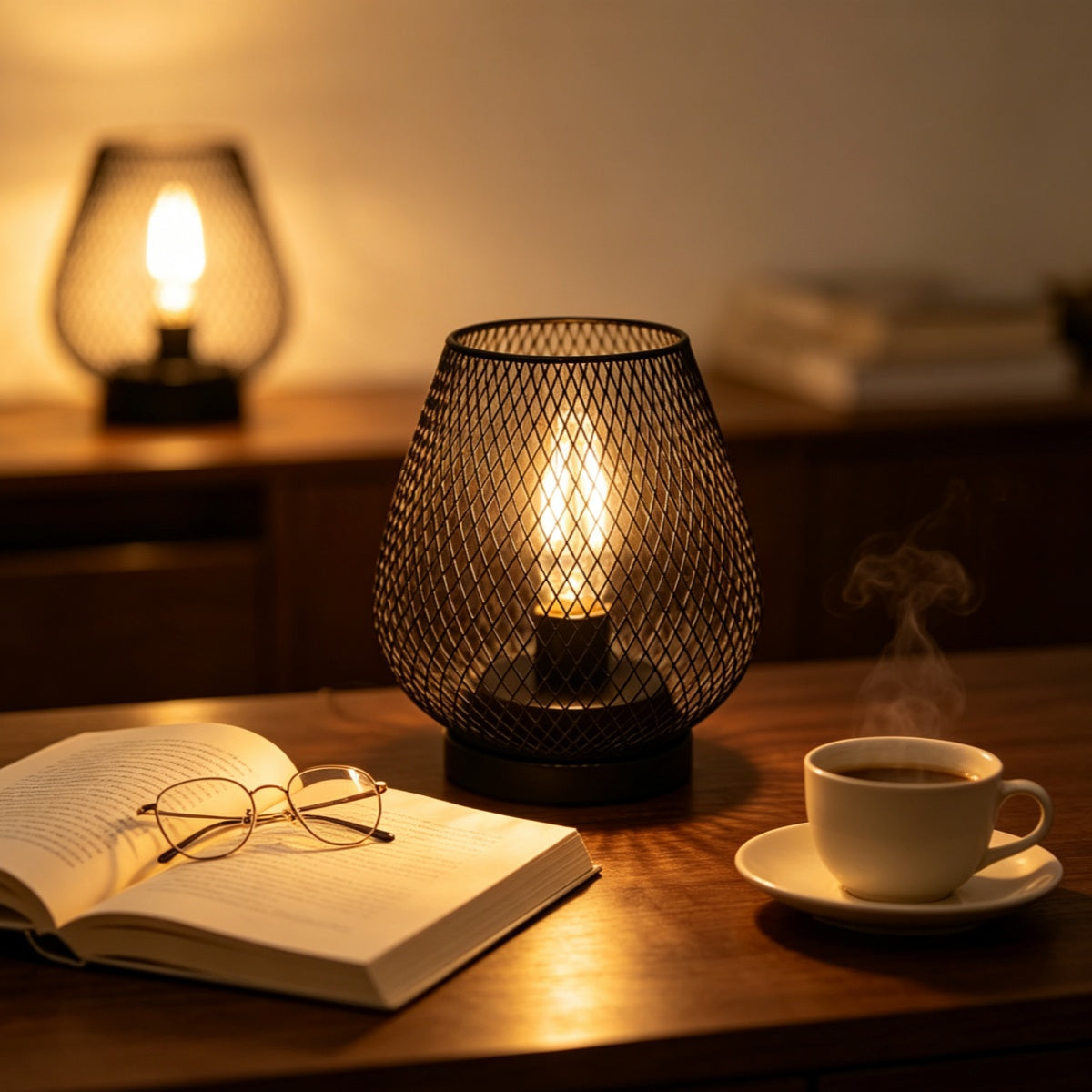 Metal Mesh Lamp