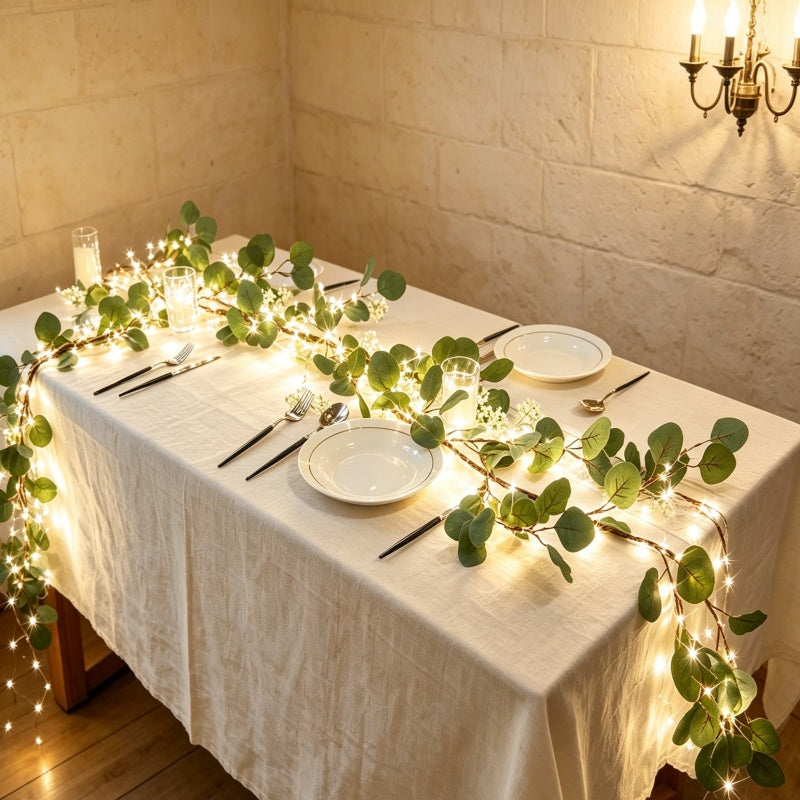 Enchanted Eucalyptus Vine Light