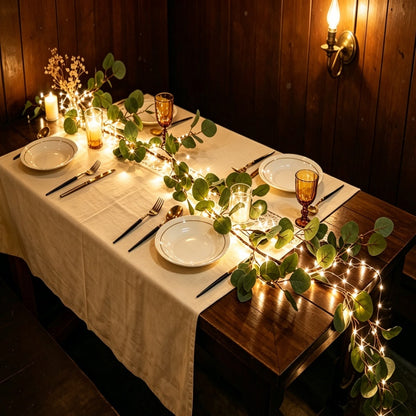 Enchanted Eucalyptus Vine Light