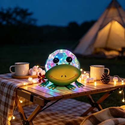 Frog Rainbow Solar Light