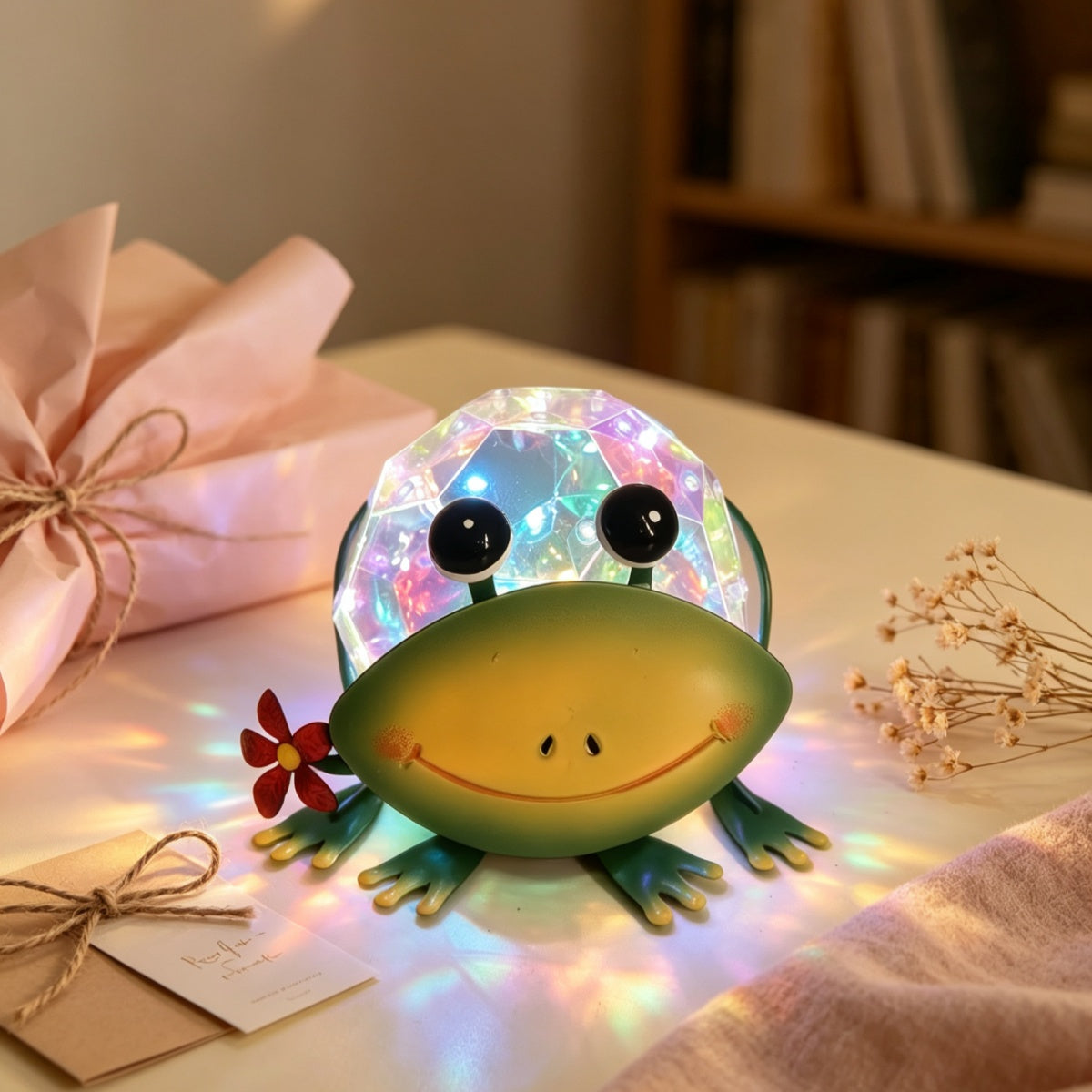 Frog Rainbow Solar Light
