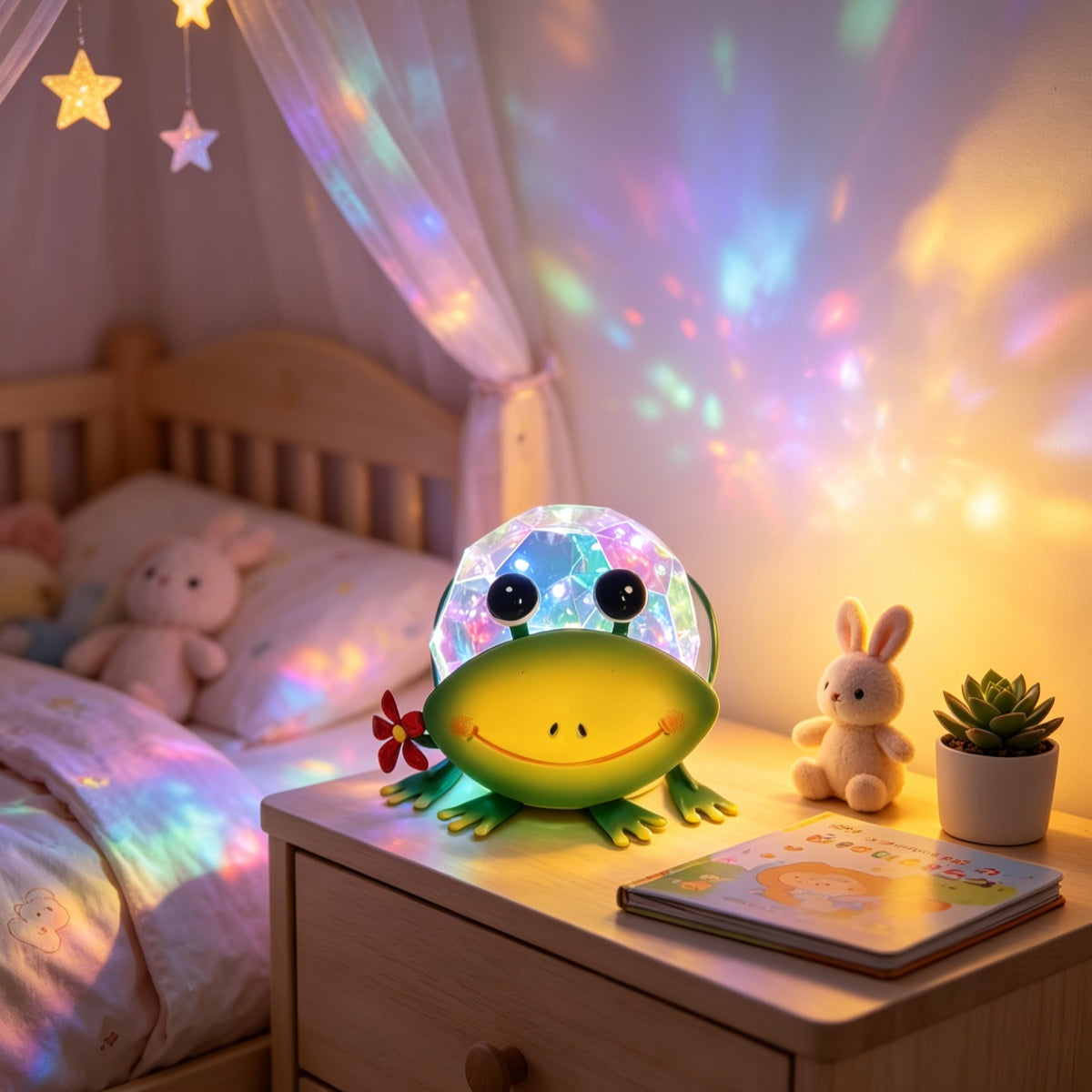 Frog Rainbow Solar Light