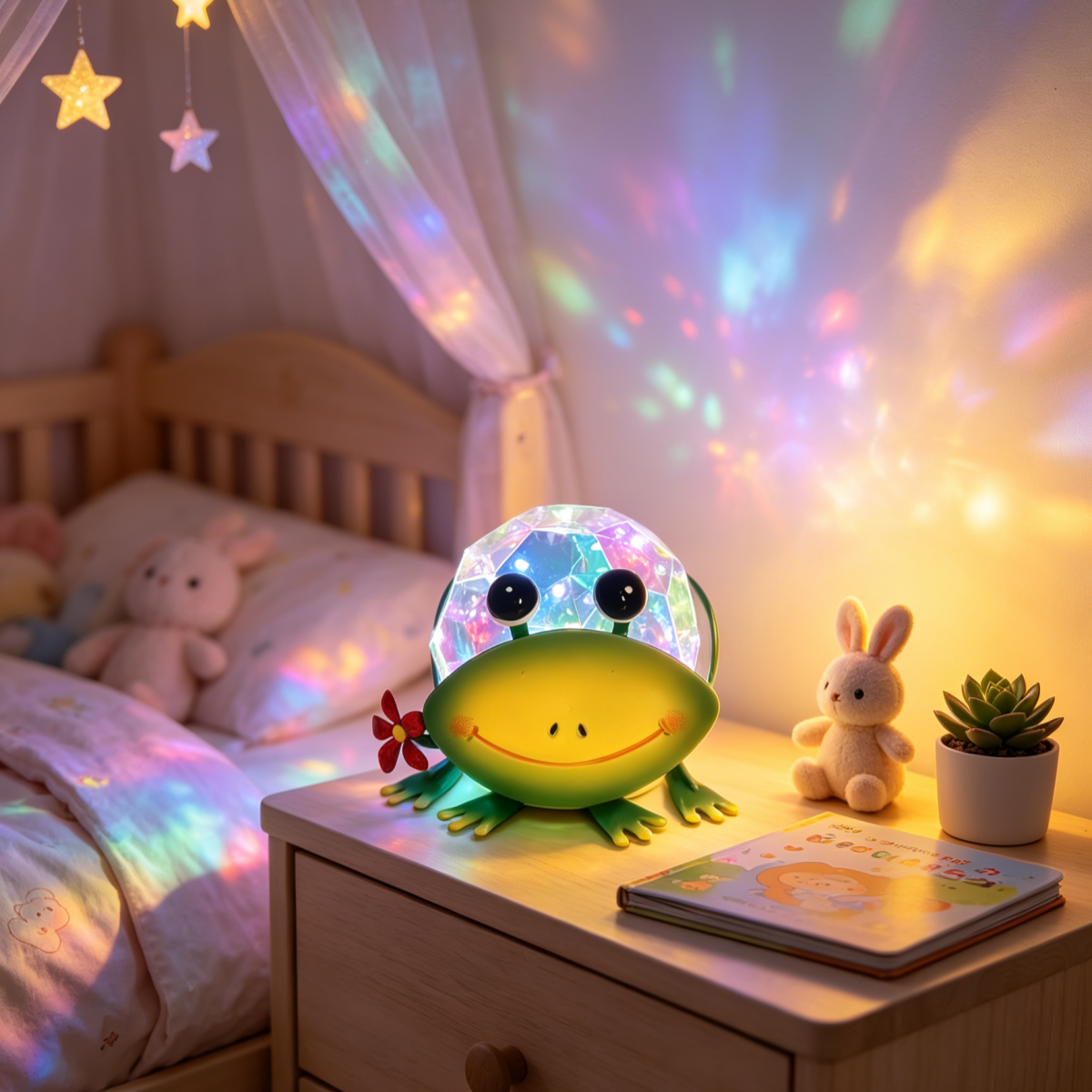 Frog Rainbow Solar Light