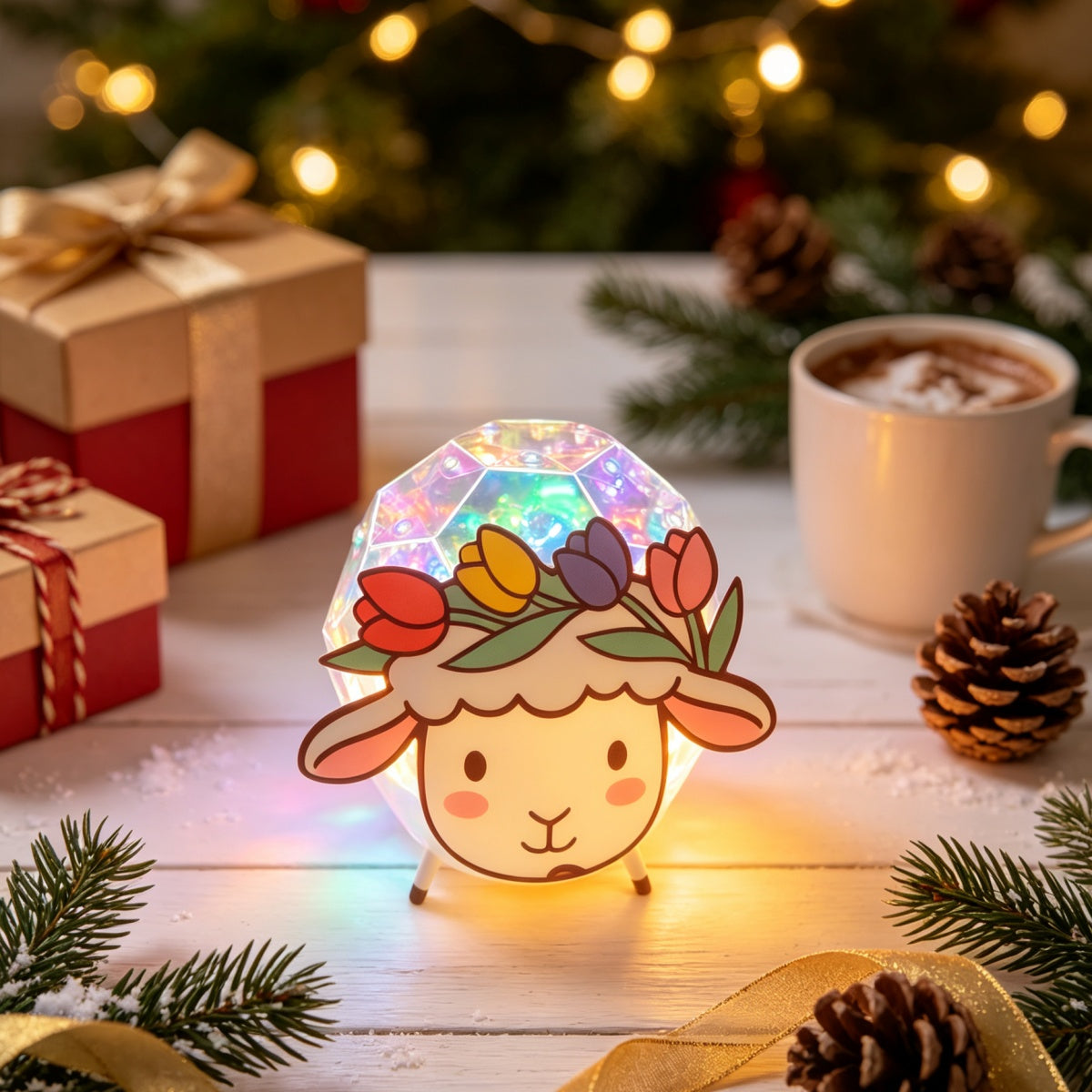 Sheep Rainbow Solar Light