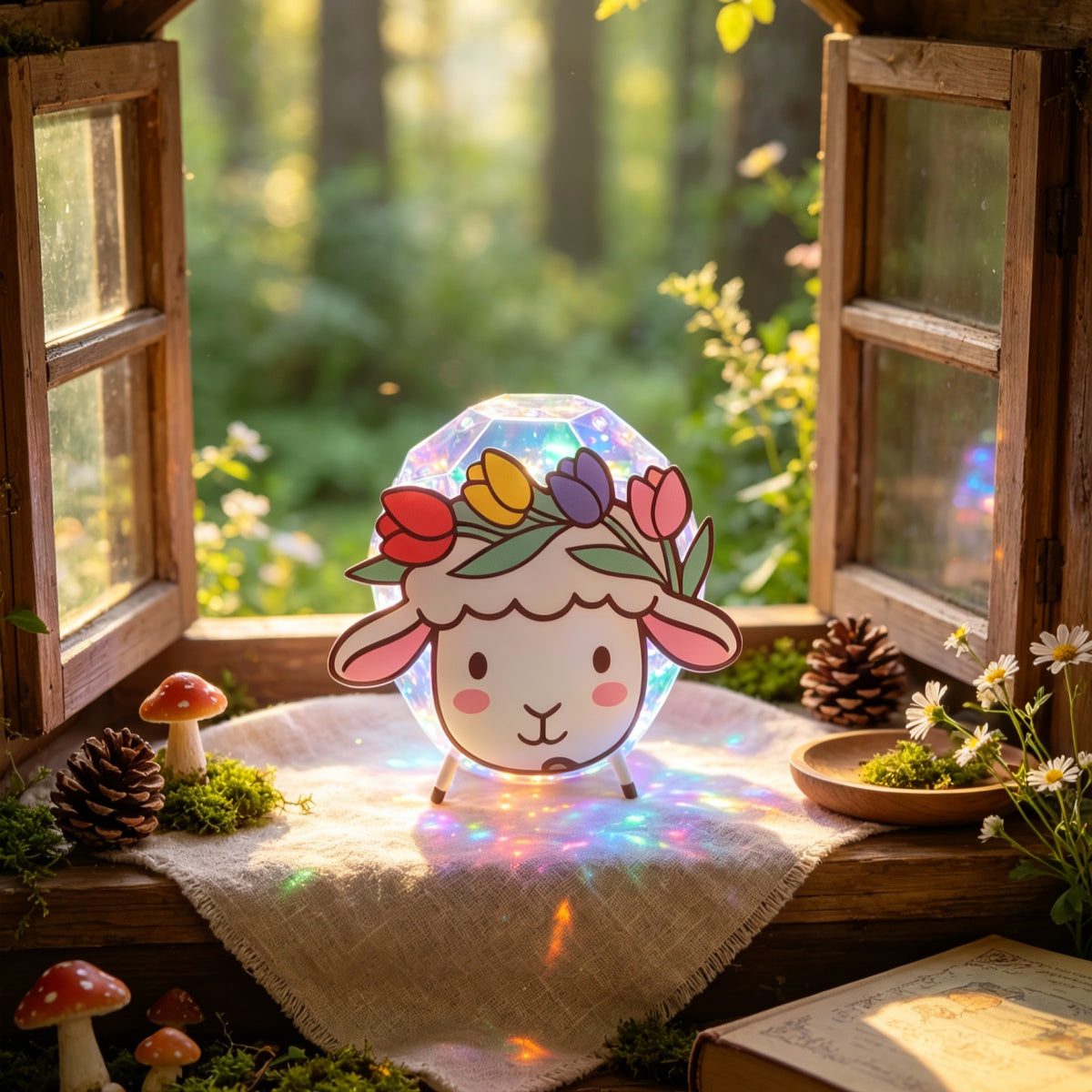 Sheep Rainbow Solar Light