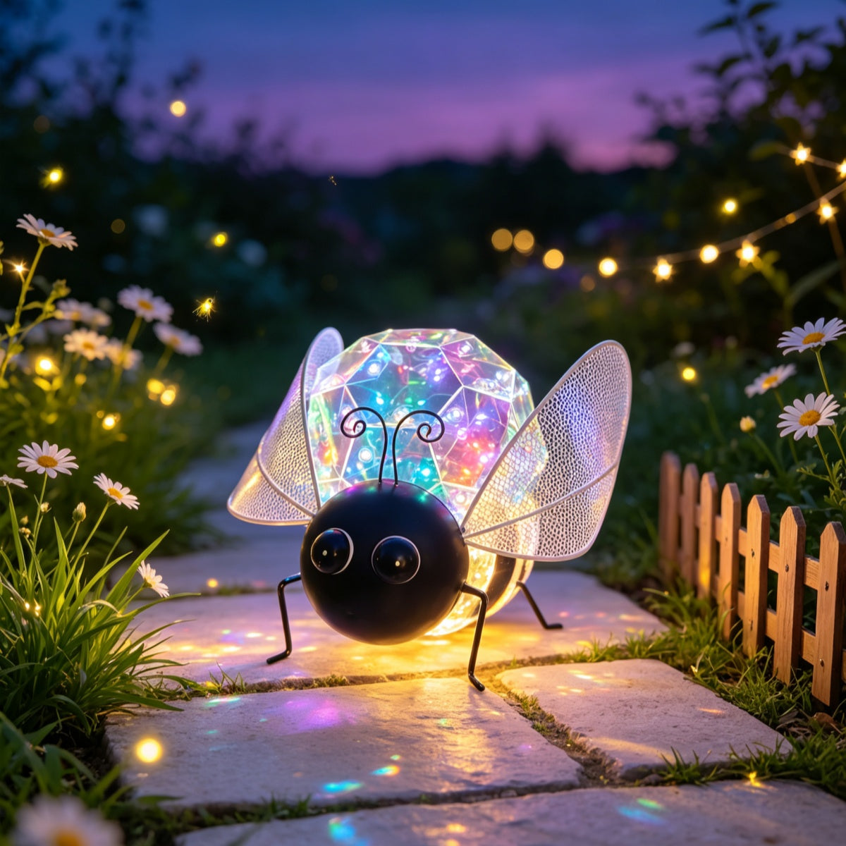 Bee Rainbow Solar Light
