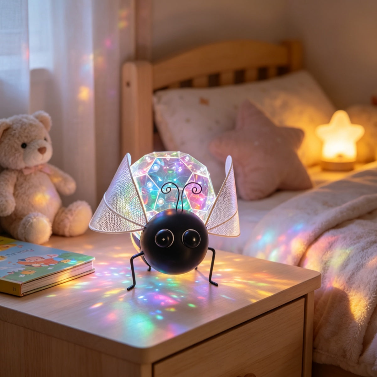 Bee Rainbow Solar Light