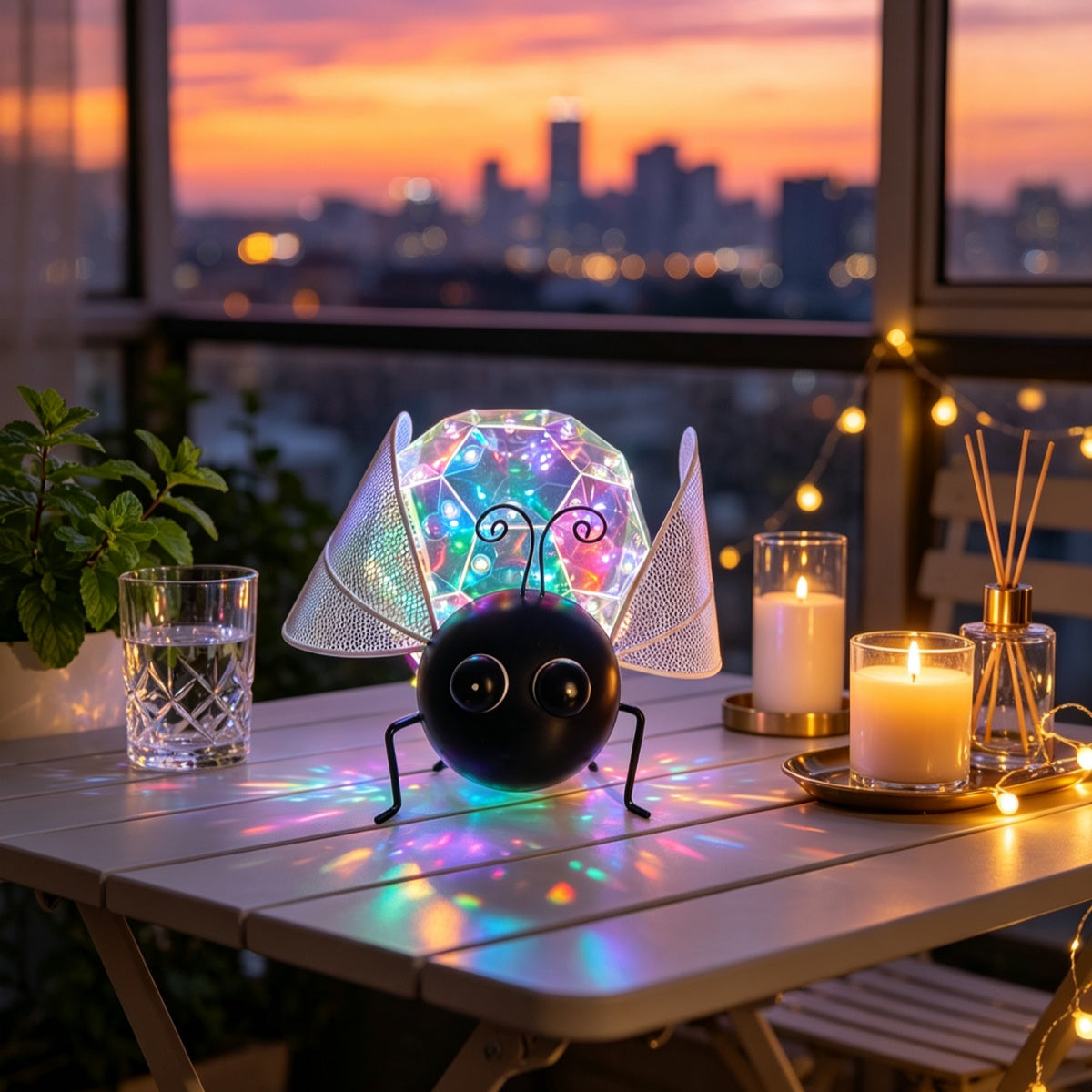 Bee Rainbow Solar Light