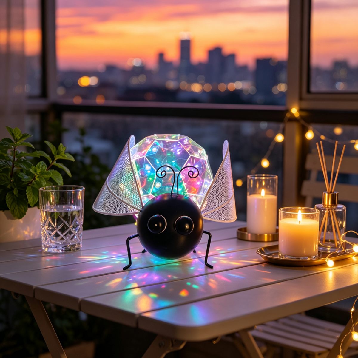 Bee Rainbow Solar Light