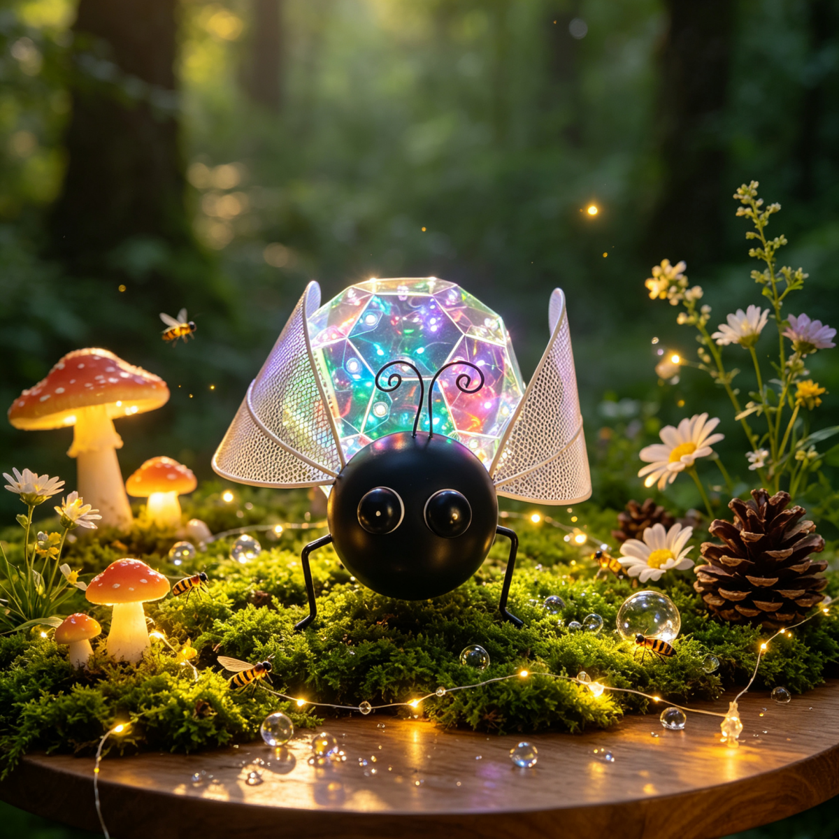 Bee Rainbow Solar Light