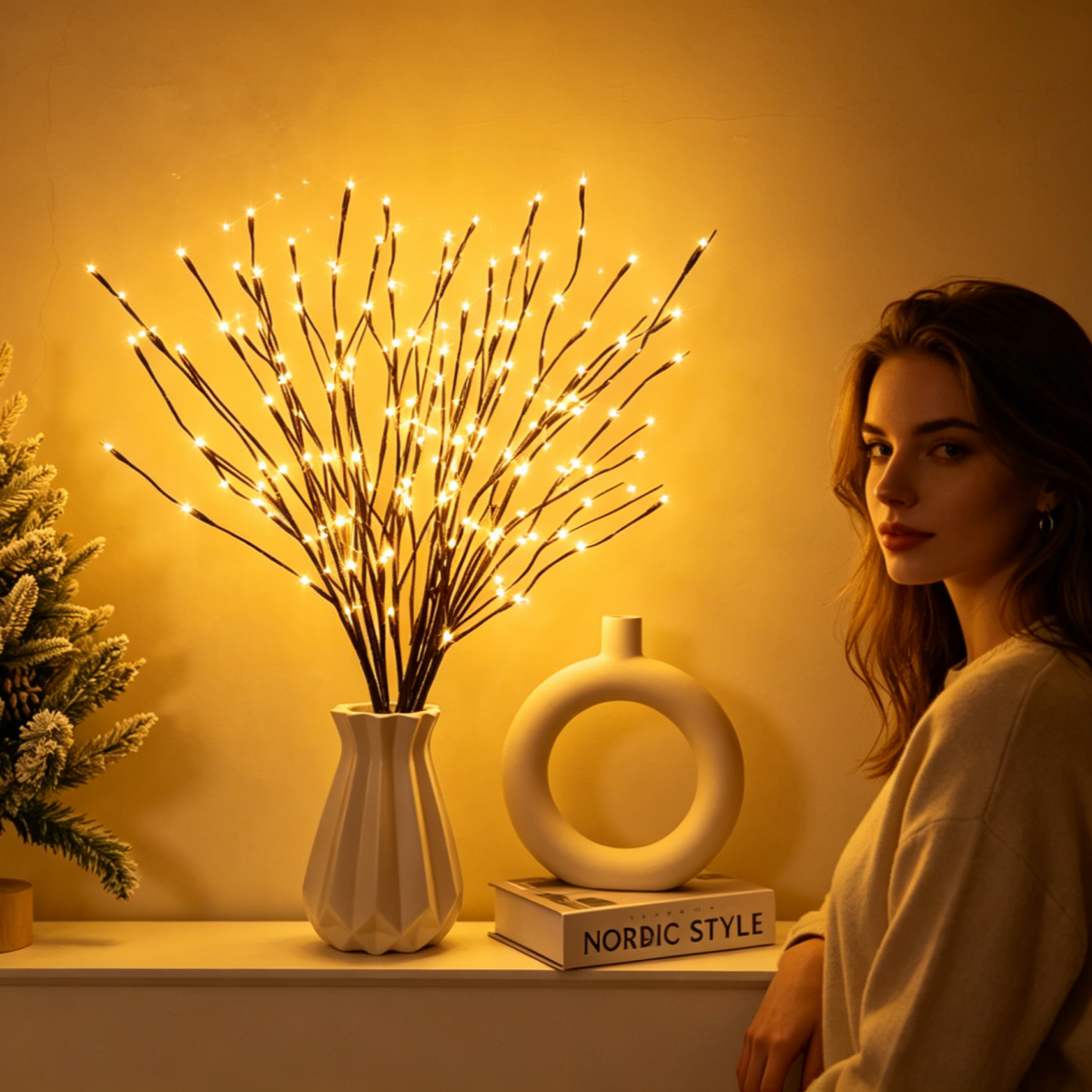 Blessed Willow Branch Light