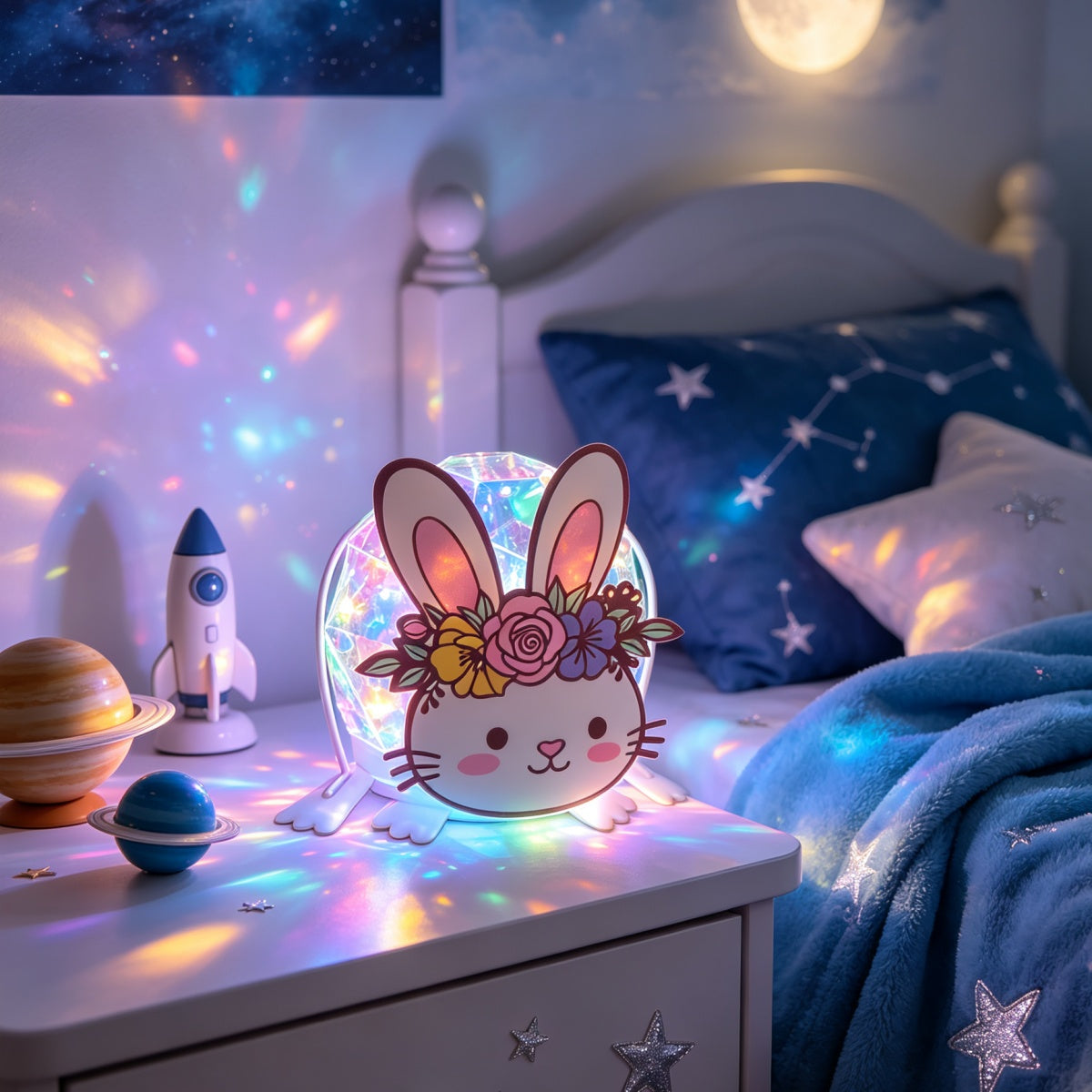 Rabbit  Rainbow Solar Light