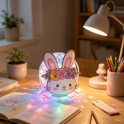 Rabbit  Rainbow Solar Light