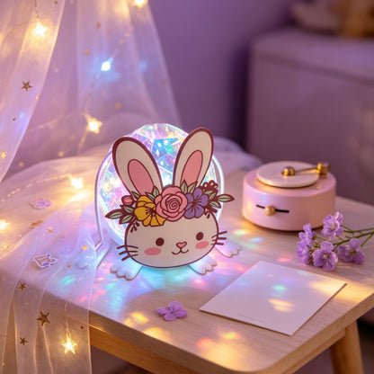 Rabbit  Rainbow Solar Light