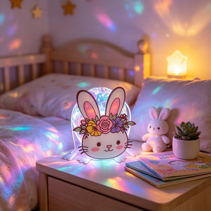 Rabbit  Rainbow Solar Light