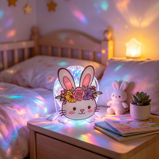 Rabbit  Rainbow Solar Light