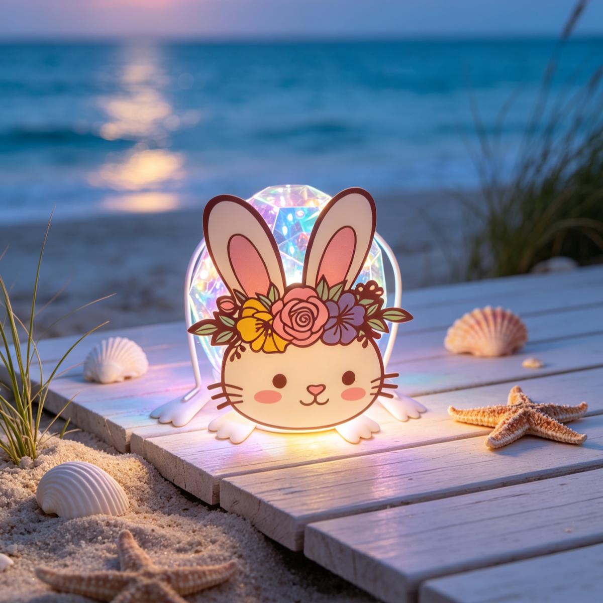 Rabbit  Rainbow Solar Light